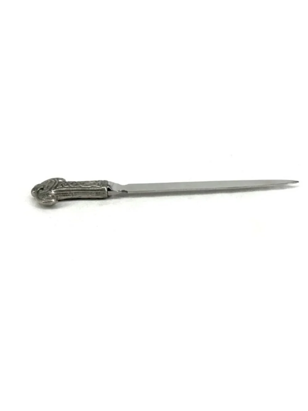 Ortak Letter Opener Celtic Dagger Design Signed Pewter 6.5
